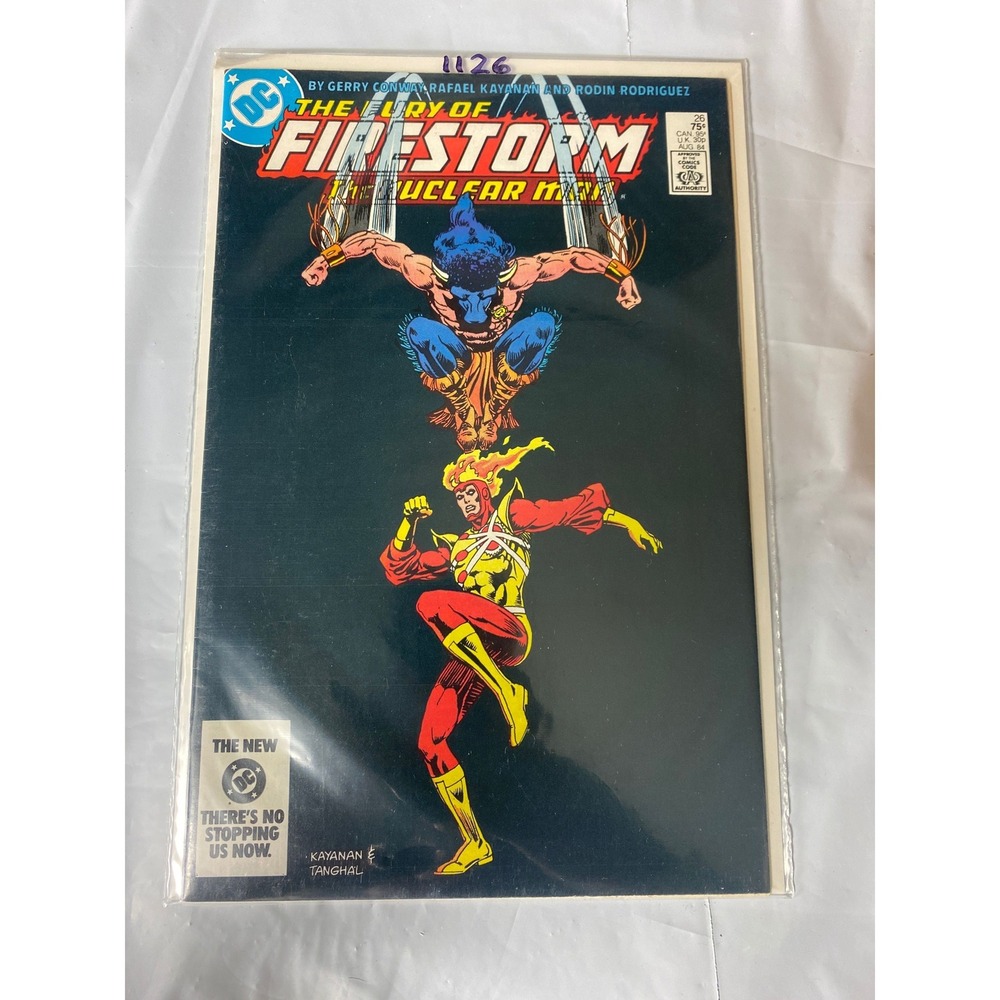 DC Comics The Fury‎ of Firestorm The Nuclear Man 26 August 1984 Gerry Conway